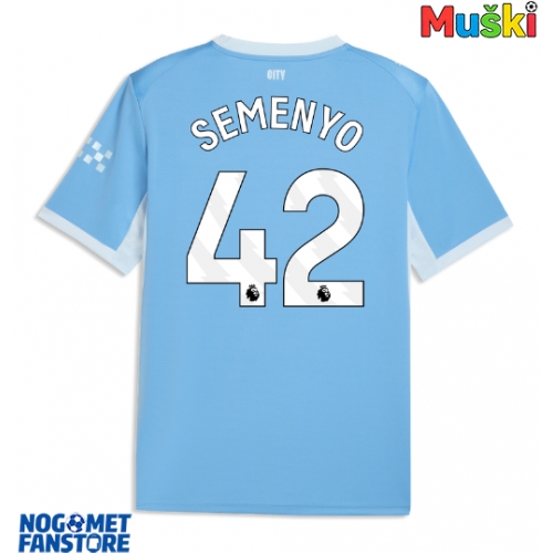 Manchester City Antoine Semenyo #42 Domaci Dres 2026-27 Kratak Rukav